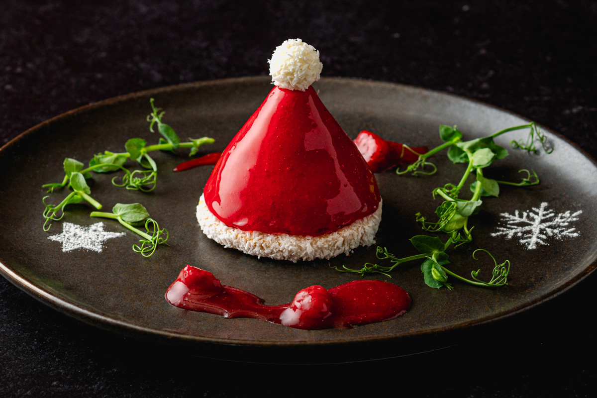 ベリーのジュレとフロマージュブランのムース