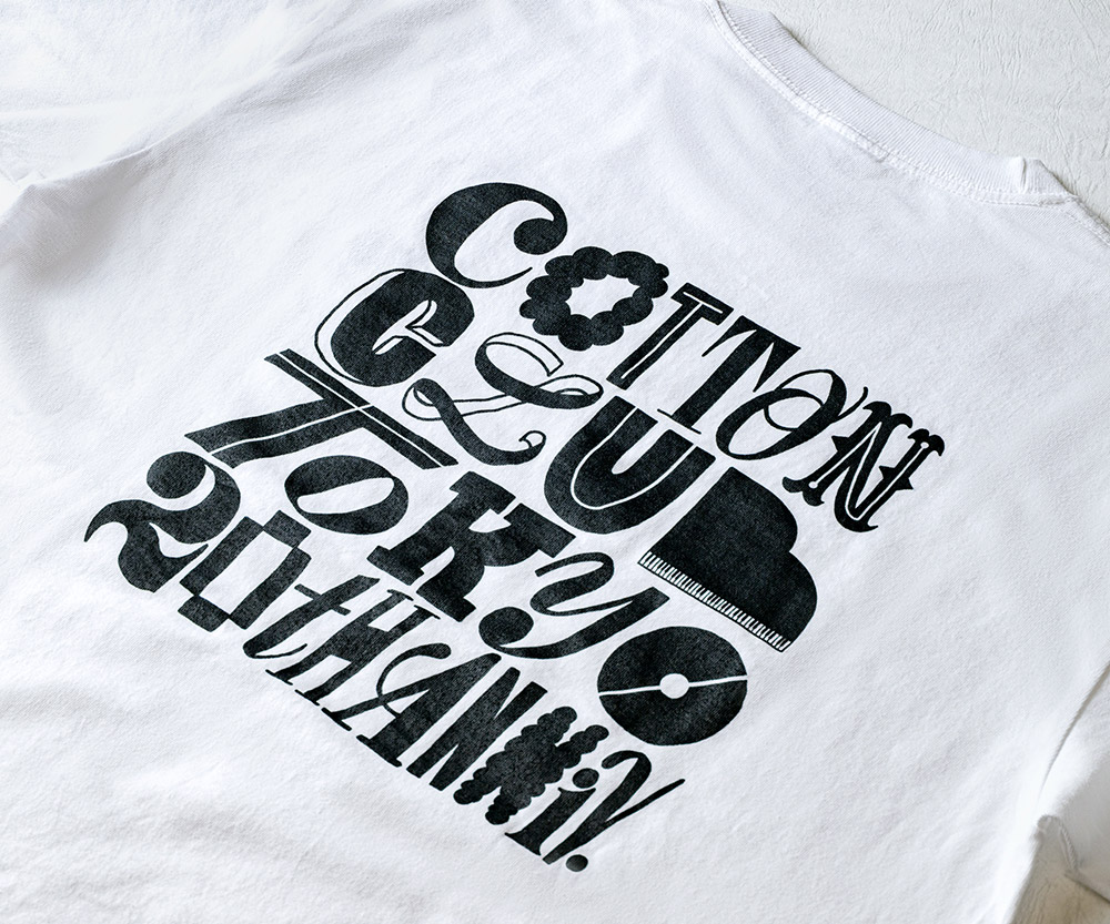 SHOGO SEKINE × COTTON CLUB 20周年記念コラボTシャツ